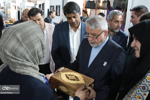 بازدید صالحی‌امیری از نمایشگاه بین المللی «ایران‌اکسپو»