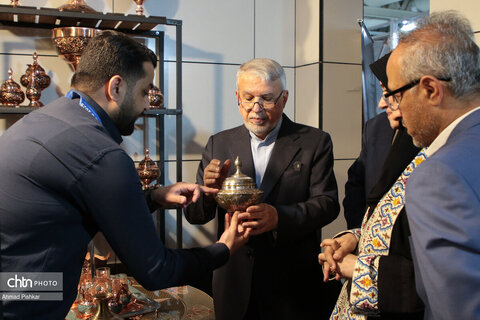 بازدید صالحی‌امیری از نمایشگاه بین المللی «ایران‌اکسپو»