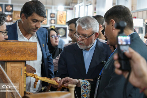 بازدید صالحی‌امیری از نمایشگاه بین المللی «ایران‌اکسپو»
