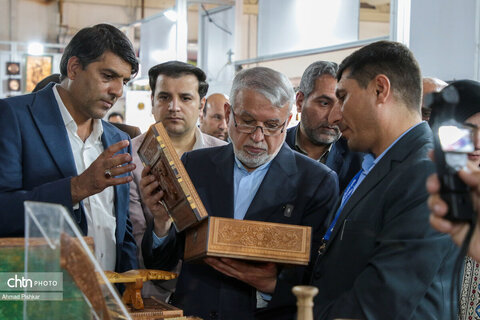 بازدید صالحی‌امیری از نمایشگاه بین المللی «ایران‌اکسپو»
