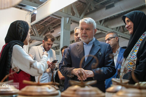 بازدید صالحی‌امیری از نمایشگاه بین المللی «ایران‌اکسپو»