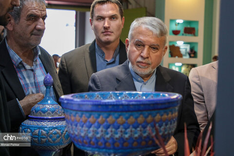 بازدید صالحی‌امیری از نمایشگاه بین المللی «ایران‌اکسپو»