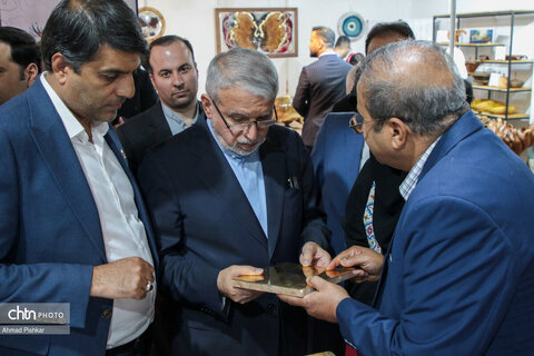 بازدید صالحی‌امیری از نمایشگاه بین المللی «ایران‌اکسپو»