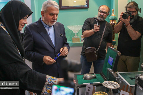 بازدید صالحی‌امیری از نمایشگاه بین المللی «ایران‌اکسپو»