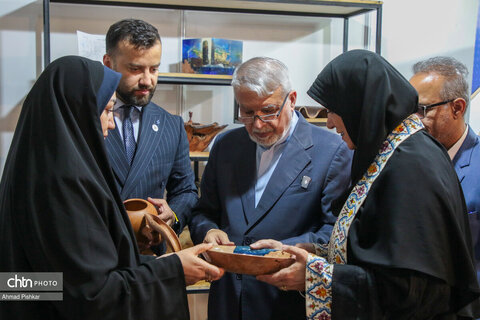 بازدید صالحی‌امیری از نمایشگاه بین المللی «ایران‌اکسپو»