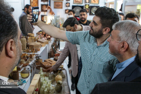 بازدید صالحی‌امیری از نمایشگاه بین المللی «ایران‌اکسپو»
