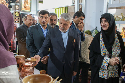 بازدید صالحی‌امیری از نمایشگاه بین المللی «ایران‌اکسپو»