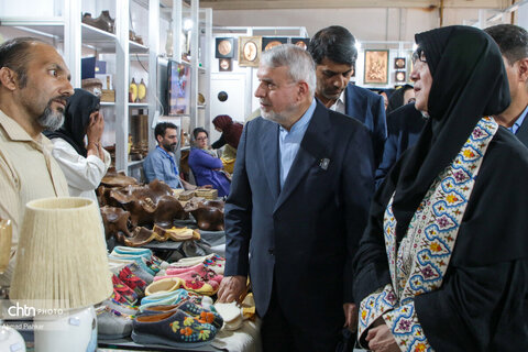 بازدید صالحی‌امیری از نمایشگاه بین المللی «ایران‌اکسپو»