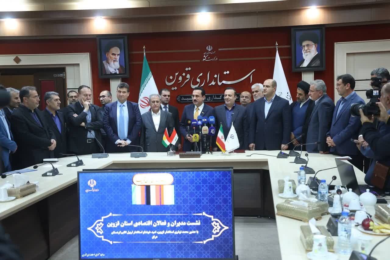 بازدید استاندار اربیل عراق از کاروانسرای جهانی سعدالسلطنه قزوین