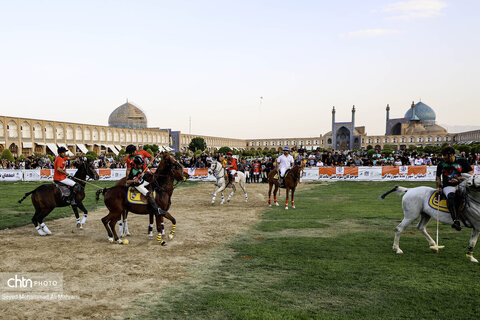 مسابقات نمادین چوگان در میدان تاریخی نقش جهان