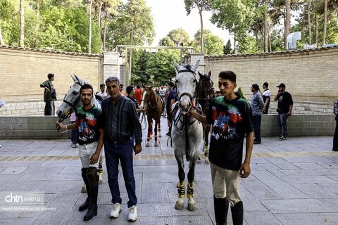 مسابقات نمادین چوگان در میدان تاریخی نقش جهان