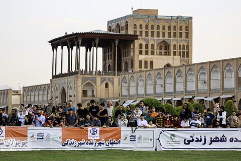 مسابقات نمادین چوگان در میدان تاریخی نقش جهان