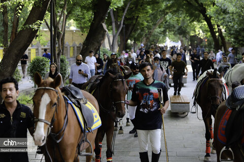مسابقات نمادین چوگان در میدان تاریخی نقش جهان