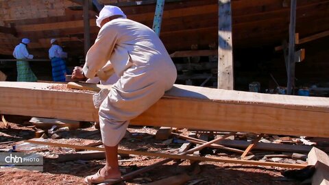 نفس چوب و دریا؛ روایت تصویری از لنج سازی در هرمزگان