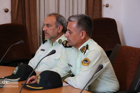 مراسم تکریم و معارفه فرمانده یگان حفاظت خراسان شمالی