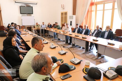 مراسم تکریم و معارفه فرمانده یگان حفاظت خراسان شمالی