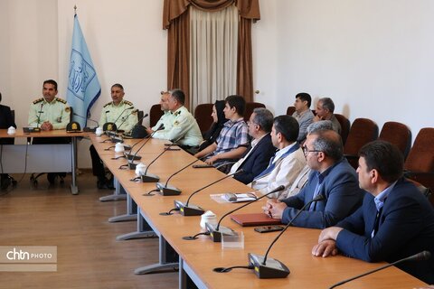 مراسم تکریم و معارفه فرمانده یگان حفاظت خراسان شمالی