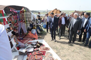 حضور هنرمندان صنایع‌دستی در ۲۸ غرفه جشنواره کوچ عشایر شاهسون مغان