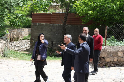 بازدید مدیرکل میراث‌فرهنگی مازندران از روستای کندلوس