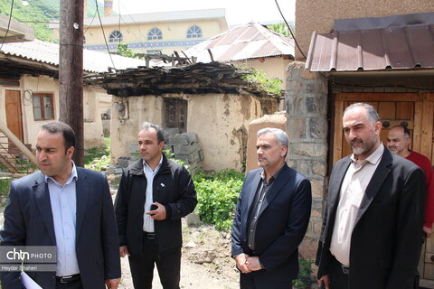 بازدید مدیرکل میراث‌فرهنگی مازندران از روستای کندلوس