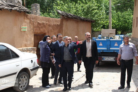 بازدید مدیرکل میراث‌فرهنگی مازندران از روستای کندلوس