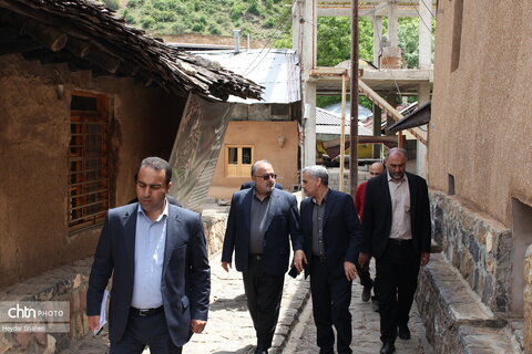 بازدید مدیرکل میراث‌فرهنگی مازندران از روستای کندلوس