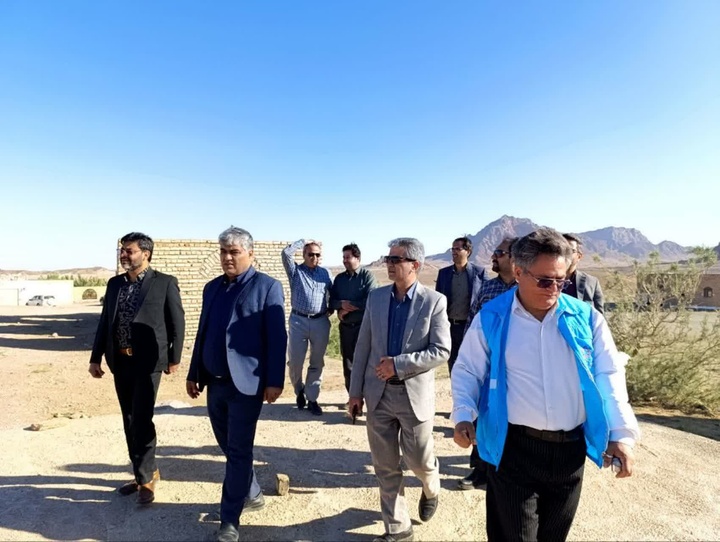 بازدید مدیرکل میراث‌فرهنگی خراسان جنوبی و فرماندار خوسف از مجتمع گردشگری آبگرم لوت