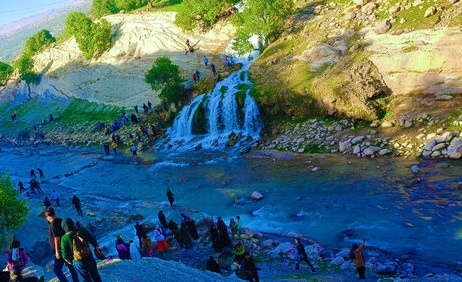 آبشار آبریز دهدشت