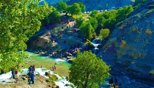 آبشار آبریز دهدشت