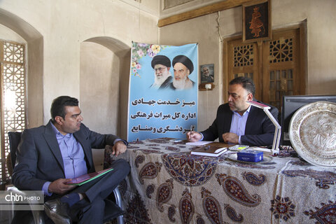 سه‌شنبه‌های خدمت در میراث‌فرهنگی کرمان / برپایی میز خدمت سرپرست اداره‌کل میراث‌فرهنگی کرمان