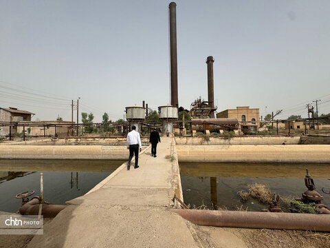 بازدید مدیرکل میراث‌فرهنگی خوزستان از تلمبه‌خانه دارخُوین،گنجینه ارزشمند نفت جنوب