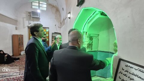 حضور مدیرکل میراث فرهنگی، گردشگری و صنایع دستی یزد در بین مردم محله یعقوبی