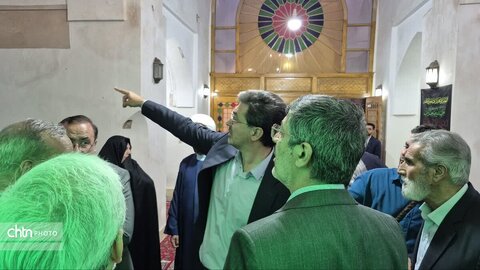 حضور مدیرکل میراث فرهنگی، گردشگری و صنایع دستی یزد در بین مردم محله یعقوبی