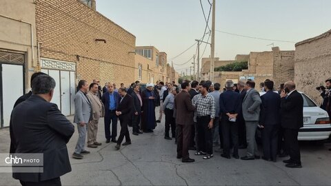 حضور مدیرکل میراث فرهنگی، گردشگری و صنایع دستی یزد در بین مردم محله یعقوبی