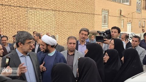 حضور مدیرکل میراث فرهنگی، گردشگری و صنایع دستی یزد در بین مردم محله یعقوبی