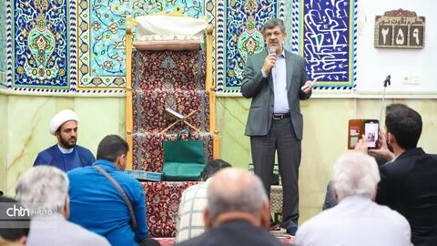 حضور مدیرکل میراث فرهنگی، گردشگری و صنایع دستی یزد در بین مردم محله یعقوبی