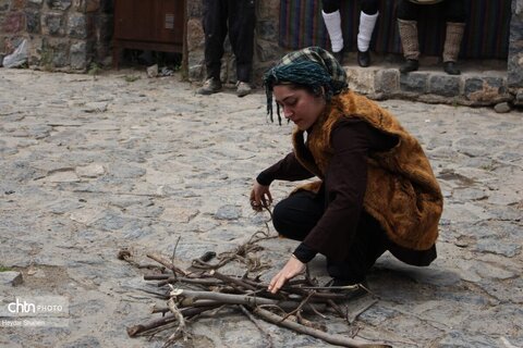 نمایش مینا و پلنگ در روستای کندلوس