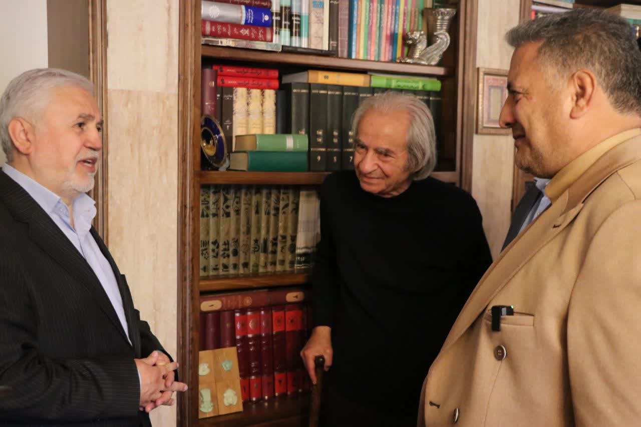 دیدار قائممقام وزیر و معاون میراثفرهنگی با مردمشناس پیشکسوت