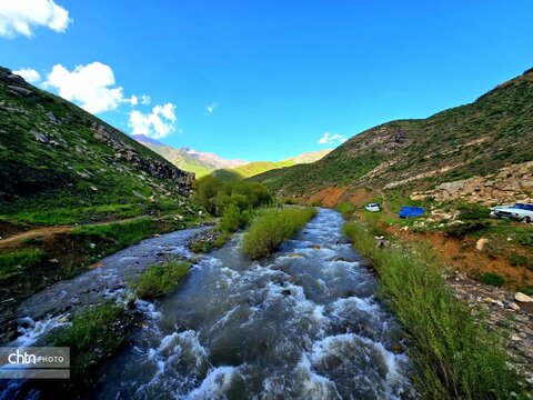 طبیعت بهاری منطقه گردشگری کوهستان تاله‎جار اشنویه