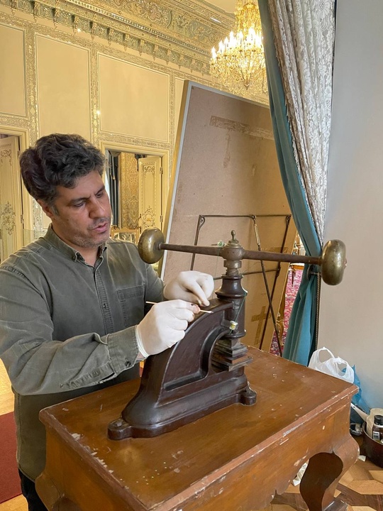 مرمت ۸۵ اثر فاخر از گنجینه مجموعه فرهنگی تاریخی سعدآباد