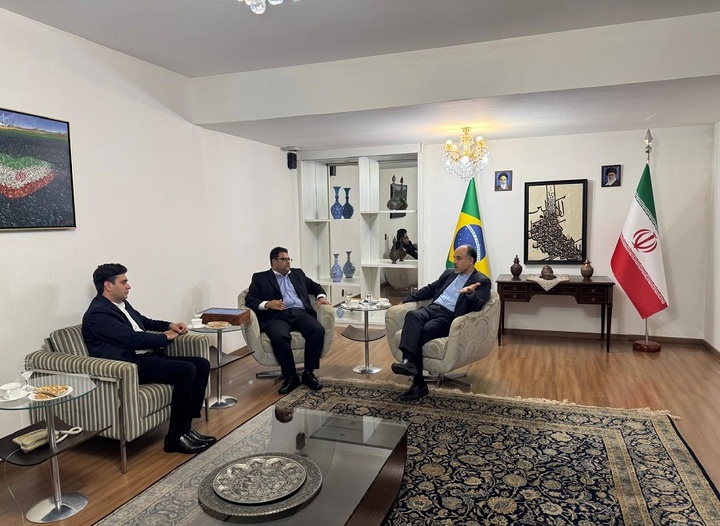 دیدار نمایندگان وزارت میراث فرهنگی، گردشگری و صنایع دستی با سفیر جمهوری اسلامی  ایران در برزیل
