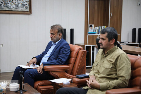 دیدار فرمانده کمیته مفقودین ستاد کل نیروهای مسلح با مدیرکل میراث‌فرهنگی خوزستان