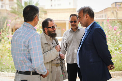 دیدار فرمانده کمیته مفقودین ستاد کل نیروهای مسلح با مدیرکل میراث‌فرهنگی خوزستان