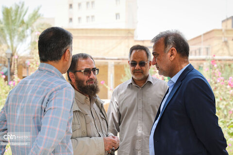 دیدار فرمانده کمیته مفقودین ستاد کل نیروهای مسلح با مدیرکل میراث‌فرهنگی خوزستان