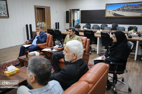 دیدار فرمانده کمیته مفقودین ستاد کل نیروهای مسلح با مدیرکل میراث‌فرهنگی خوزستان