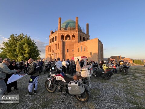 سفر موتورسواران لهستانی به شهرستان سلطانیه