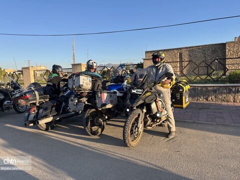 سفر موتورسواران لهستانی به شهرستان سلطانیه