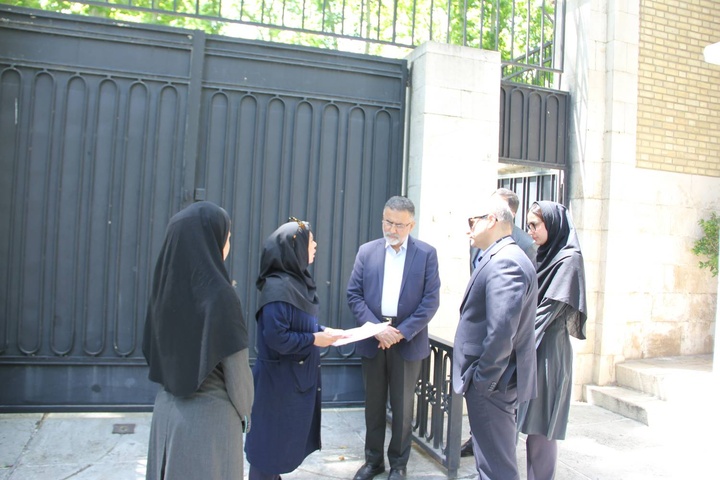 بازدید رئیس مرکز امور بین‌الملل وزارت میراث‌فرهنگی از مجموعه فرهنگی‌تاریخی نیاوران