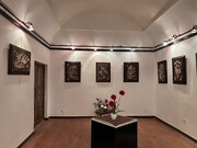 نمایشگاه آثار معرق خط با عنوان نقش هشتم در باغ و عمارت جهانی اکبریه بیرجند