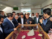 ورود وزیر میراث‌فرهنگی به محل همایش سالانه «فرزندان سهندآباد و هشترود»/ بازدید صالحی‌امیری از آثار تاریخی مکشوفه قلعه ضحاک